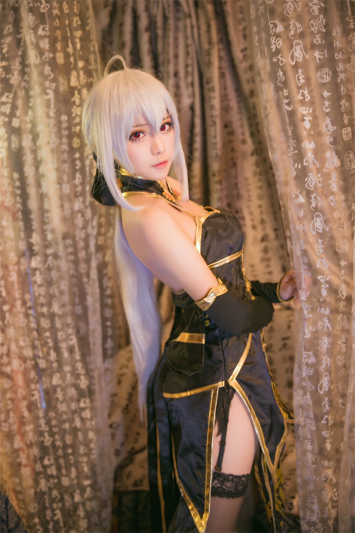 [Cosplay] VOCALOID 弱音凤凰旗袍ver [17P/37M] CosPlay-第2张