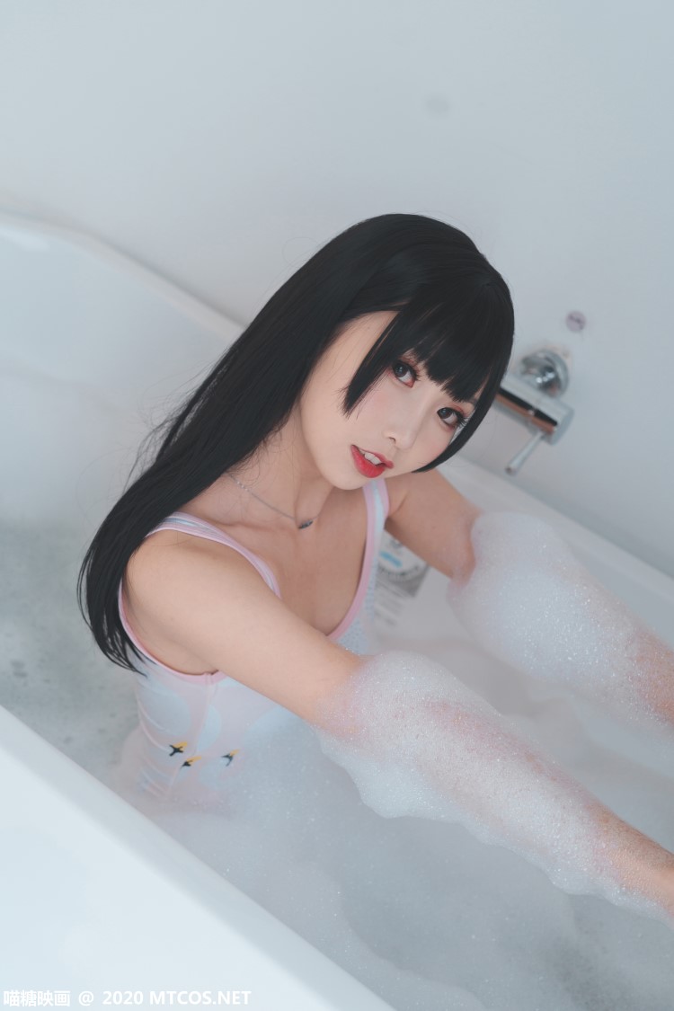 萝莉系列 喵糖映画少女写真 VOL.167 洗澡澡 浴缸泡泡 [41P/529M] 喵糖映画-第2张