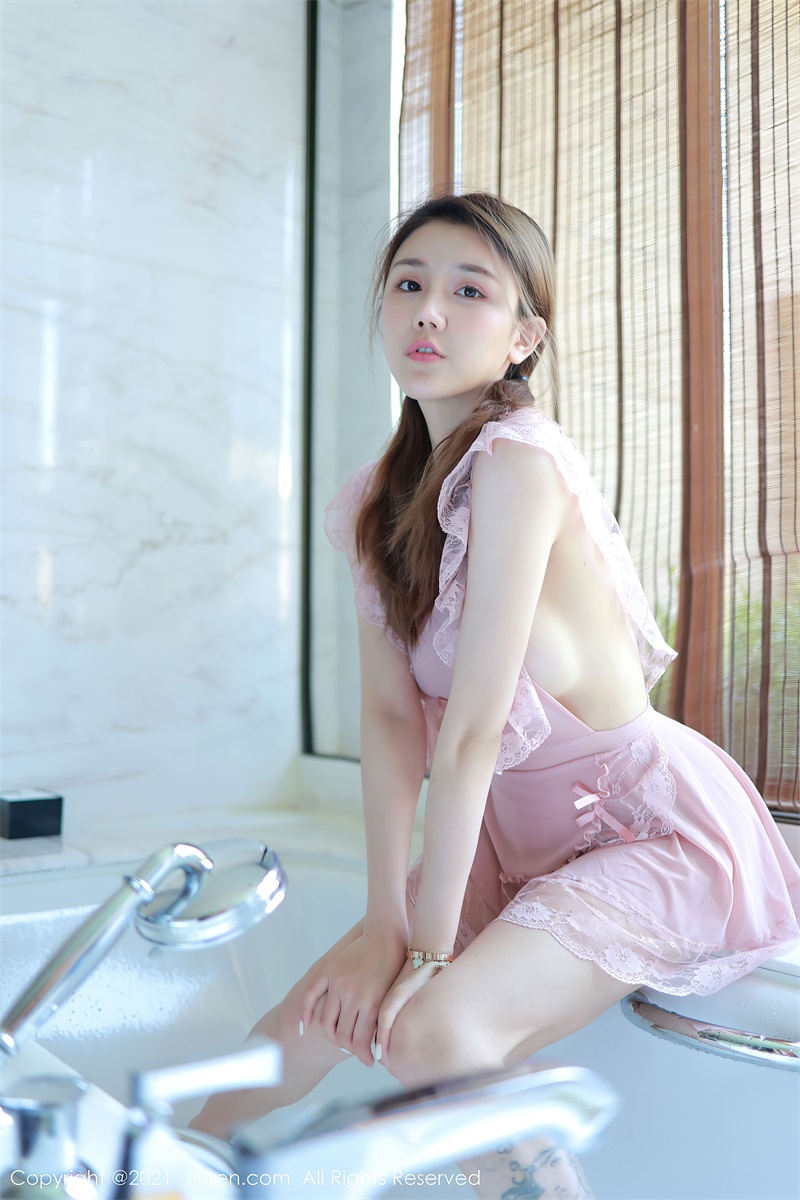 美女写真 经典粉色女仆浴室主题系列 夏西Cici [64P/568MB] 美丝写真-第1张