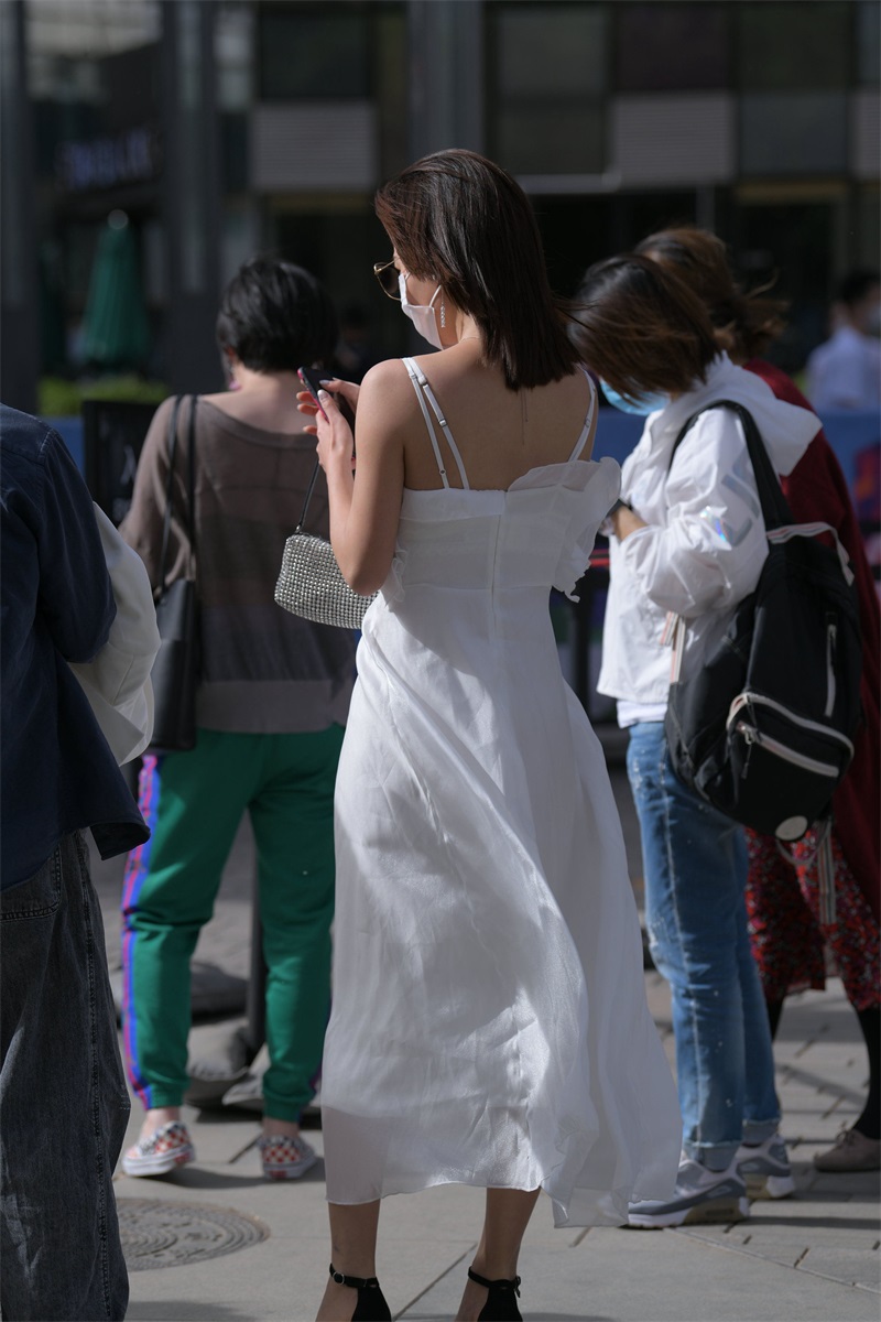 精选街拍 NO.800 漂亮的白裙美女 [97P/59MB] 精选街拍-第3张